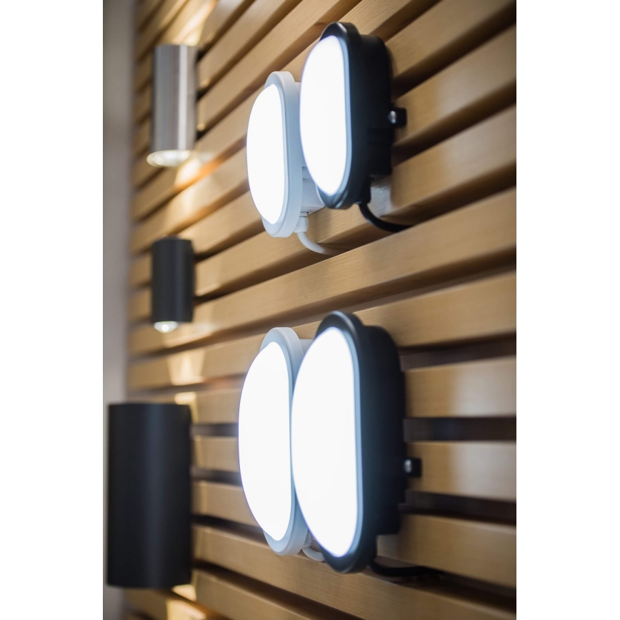 Osram - LED utomhusvägglampa BULKHEAD LED/6W/230V IP54 vit