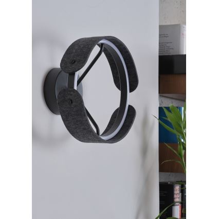 Osram - LED-väggarmatur DECOR CURVE LED/20W/230V grå