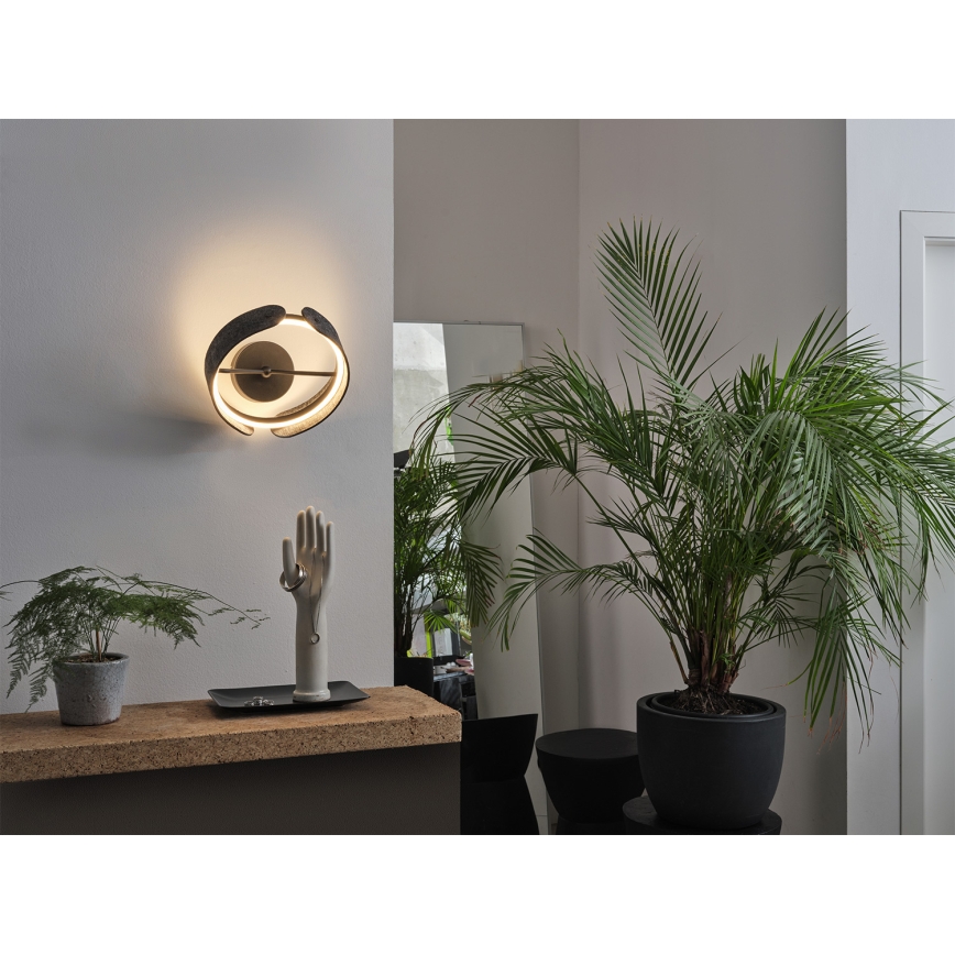 Osram - LED-väggarmatur DECOR CURVE LED/20W/230V grå