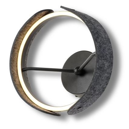 Osram - LED-väggarmatur DECOR CURVE LED/20W/230V grå