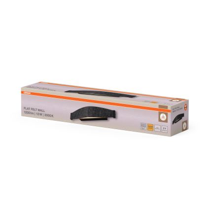 Osram - LED-väggarmatur DECOR FLAT LED/13W/230V grå