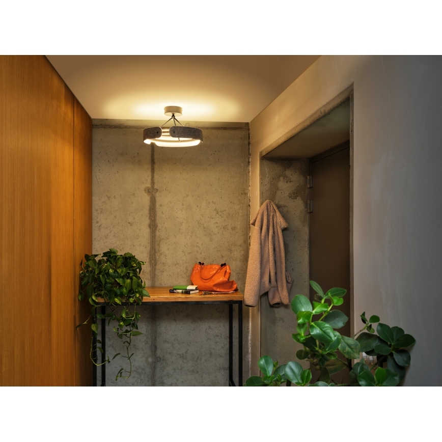 Osram - LED ytmonterad taklampa DECOR CURVE LED/33W/230V Ø 43 cm grå