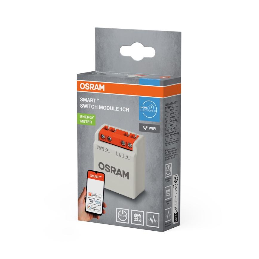 Osram - Modul för 1-knappsbrytare SMART+ 230V Wi-Fi
