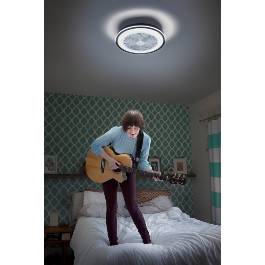 Osram - LED Dimbart takarmatur med fläkt MURLAN LED/26W/230V 3000-6500K + fjärrkontroll