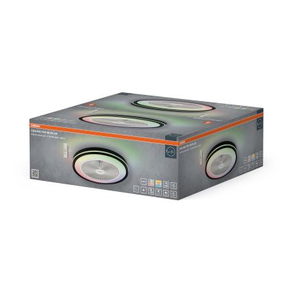 Osram - LED Dimbart takarmatur med fläkt MURLAN LED/26W/230V 3000-6500K + fjärrkontroll