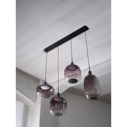 Osram - Nätkabel NEEDLE PENDANT 4xE27/25W/230V antracit