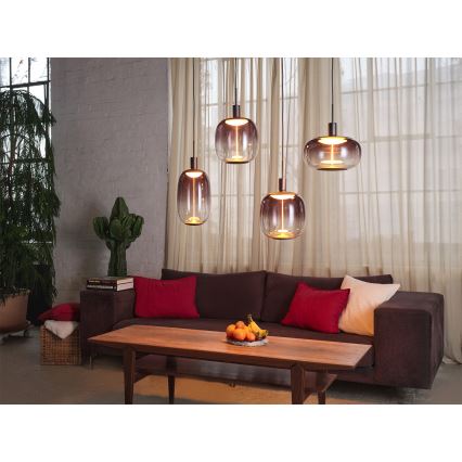 Osram - Nätkabel NEEDLE PENDANT 4xE27/25W/230V antracit