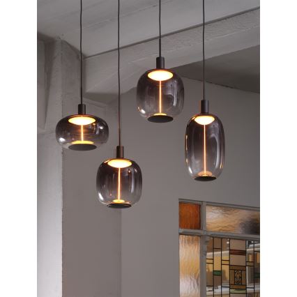 Osram - Nätkabel NEEDLE PENDANT 4xE27/25W/230V antracit