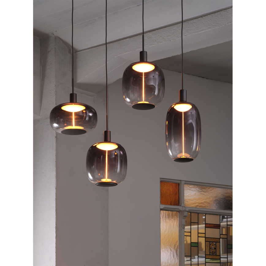 Osram - Nätkabel NEEDLE PENDANT 4xE27/25W/230V antracit