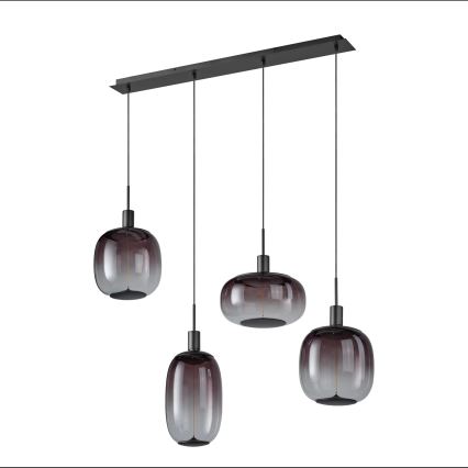 Osram - Nätkabel NEEDLE PENDANT 4xE27/25W/230V antracit