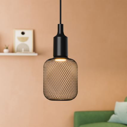 Osram - Nätkabel PENDULUM BELL 1xE27/15W/230V svart