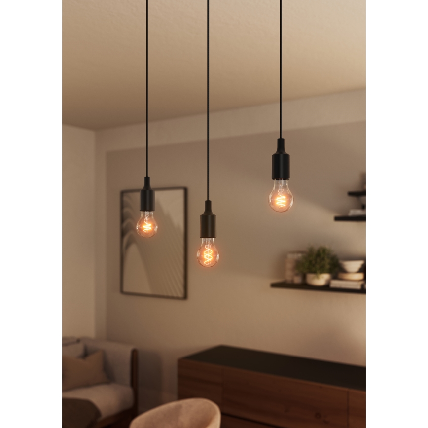 Osram - Nätkabel PENDULUM BELL 1xE27/15W/230V svart