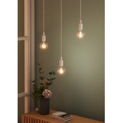 Osram - Nätkabel PENDULUM BELL 1xE27/15W/230V vit