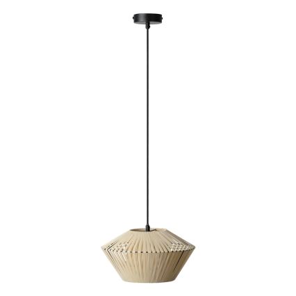 Osram - Pendel med sladd DECOR STRIPES 1xE27/10W/230V Ø 30,5 cm beige