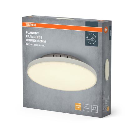 Osram - PLANON LED-takarmatur 20 W/230 V 3000 K Ø 30 cm, vit