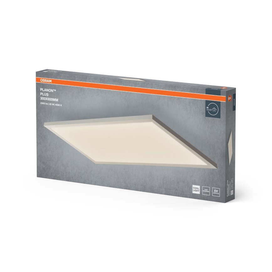 Osram - PLANON ytmonterad LED-panel 22W/230V 4000K 30x60 cm vit