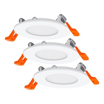 Osram - Set med 3 LED-infällda takarmaturer SLIM LED/4,5W/230V