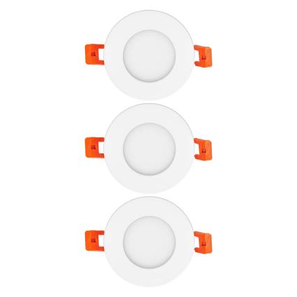 Osram - Set med 3 LED-infällda takarmaturer SLIM LED/4,5W/230V