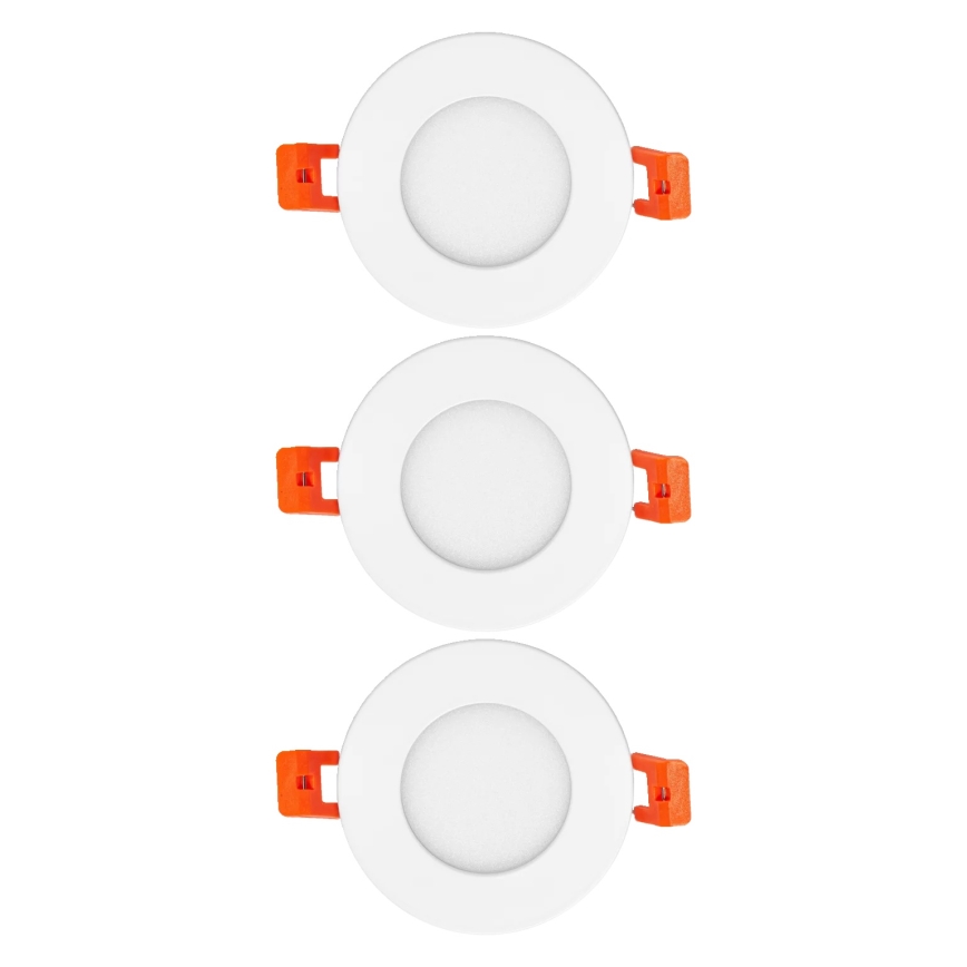 Osram - Set med 3 LED-infällda takarmaturer SLIM LED/4,5W/230V