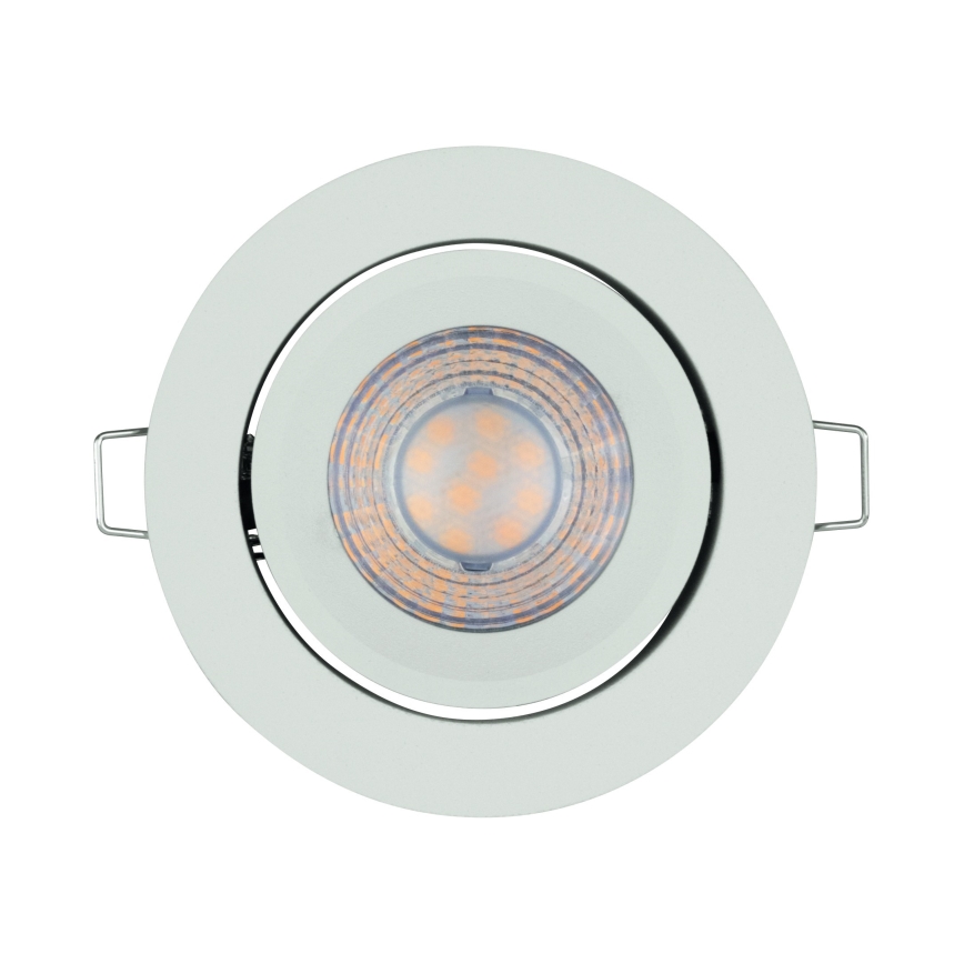 Osram - 3-pack dimbara LED-infällda spotlights SPOT LED/4,9W/230V 2700K Ø 8,7 cm vit