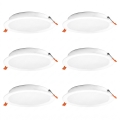 Osram - Set med 6 infällda LED-armaturer ESSENTIAL LED/18 W/230 V/6500 K Ø 22 cm, vit