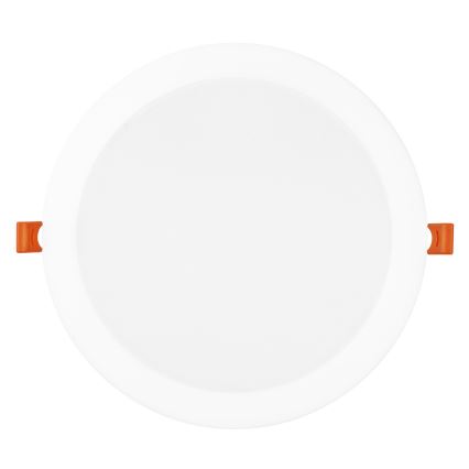 Osram - Set om 6 LED-infällda takarmaturer ESSENTIAL LED/18W/230V 4000K Ø22 cm vit