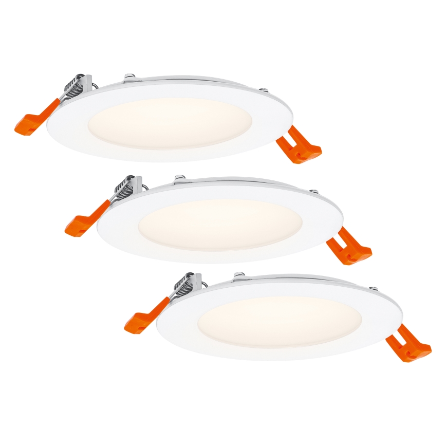 Osram - Set om 3 infällda downlights LED/8W/230V 3000K Ø 12 cm vit