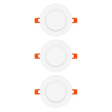 Osram - Set om 3 infällda downlights LED/8W/230V 3000K Ø 12 cm vit