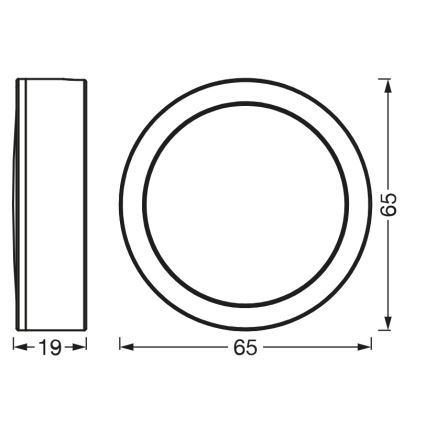Osram - Set om 3 LED-underskåpsarmatur UNDERCABINET LED/3W/230V 3000K vit