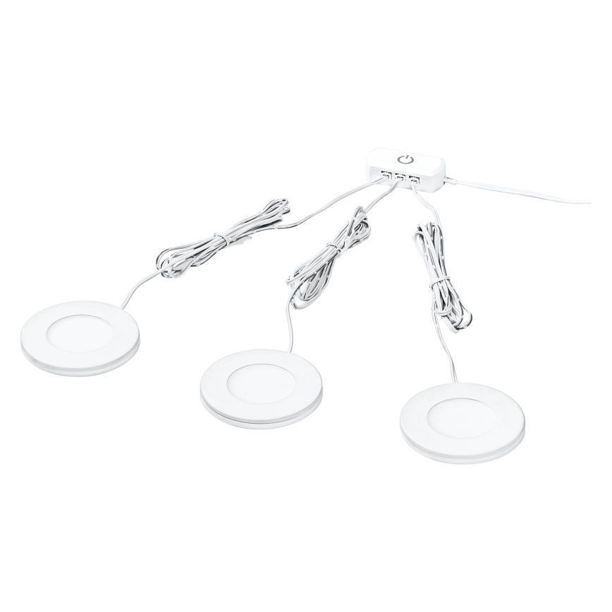 Osram - Set med 3 LED underskåpsarmaturer UNDERCABINET LED/8,5W/230V 3000K vit