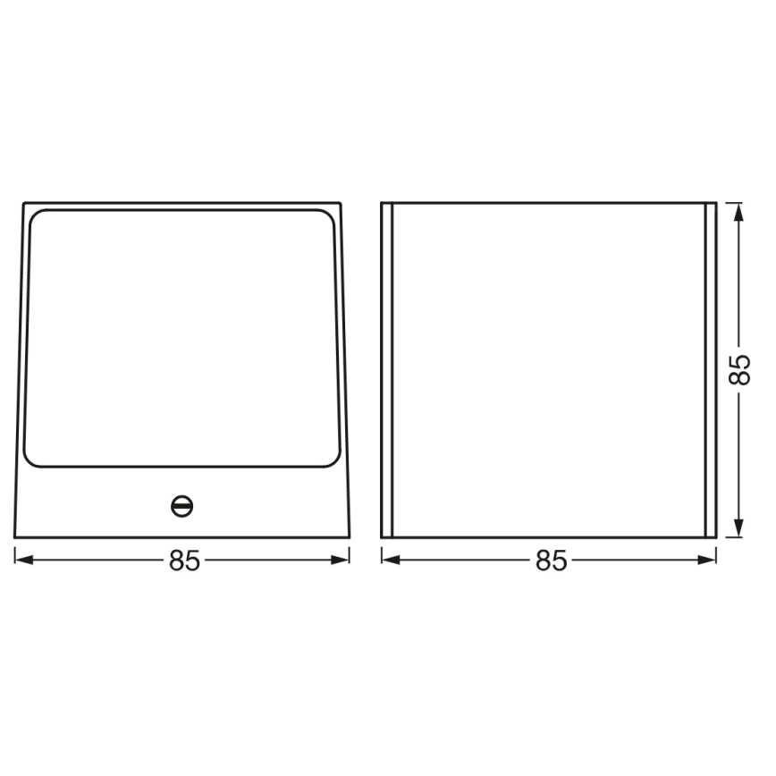 Osram - LED RGBW Dimbar utomhusväggarmatur SMART+ BRICK LED/14W/230V IP44 Wi‑Fi