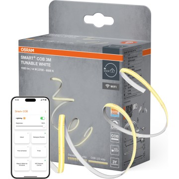 Osram - SMART+ COB dimbar LED-remsa 3 m, 14 W, 230 V, 2700-6500 K, Wi-Fi