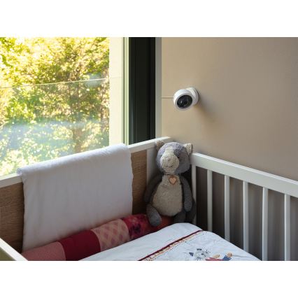 Osram - Smart inomhuskamera med inbyggd sensor 2K SMART+ 230V Wi-Fi
