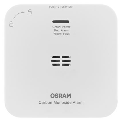 Osram - SMART+ kolmonoxidvarnare 2xAA Wi-Fi