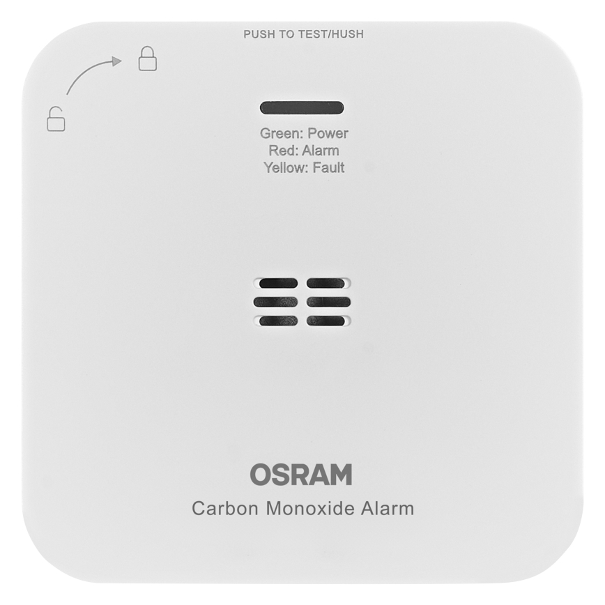 Osram - SMART+ kolmonoxidvarnare 2xAA Wi-Fi