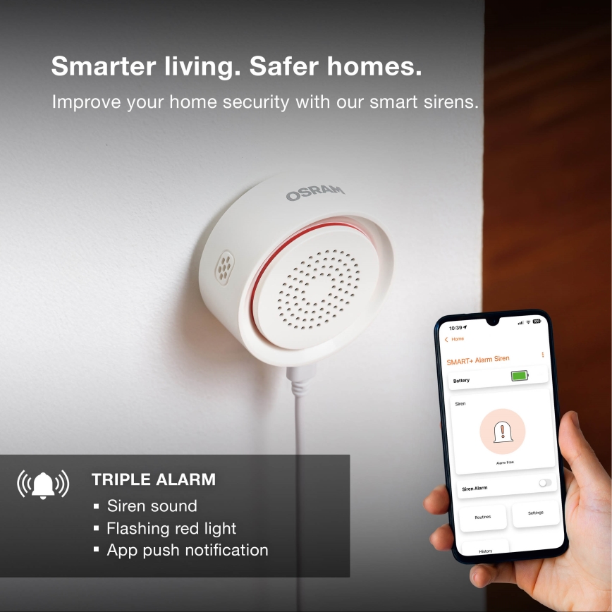 Osram - SMART+ Larm 5V Wi-Fi