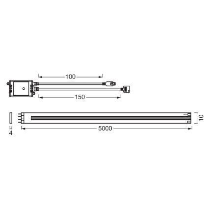 Osram - LED RGB dimmbar remsa SMART+ MAGIC 5m LED/35W/230V Wi-Fi + fjärrkontroll