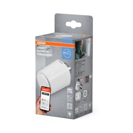 Osram - SMART+ termostatisk ventilhuvud för radiator, 3x AA, Wi-Fi