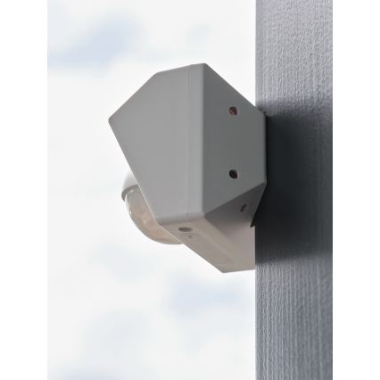 Osram - SMART+ utomhus solcellsdriven rörelsesensor 3,7 V, vit, IP65, Wi-Fi, 800 mAh