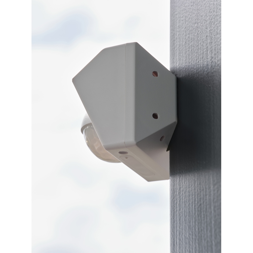 Osram - SMART+ utomhus solcellsdriven rörelsesensor 3,7 V, vit, IP65, Wi-Fi, 800 mAh