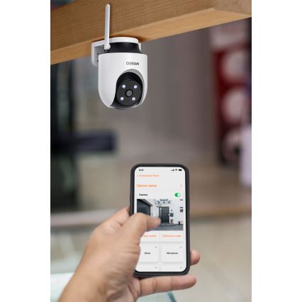 Osram - Smart utomhuskamera 360° med 2K-sensor SMART+ 230V IP65 Wi-Fi