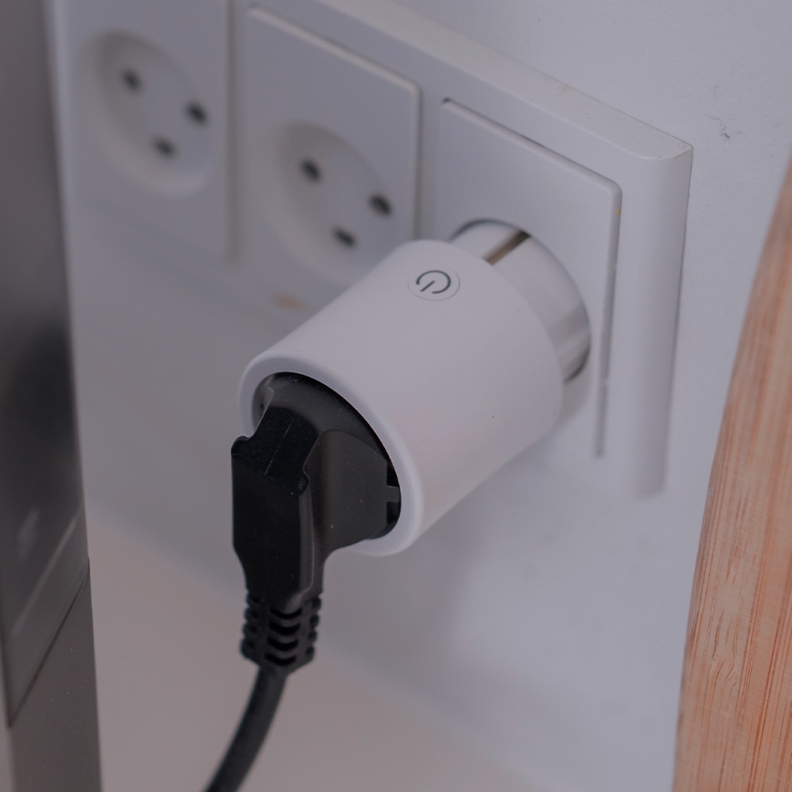 Osram - Smart uttag SMART+ MATTER SCHUKO 2300W/230V/10A Wi-Fi vit