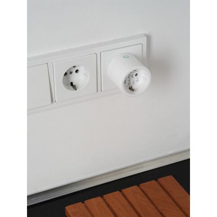Osram - Smart uttag SMART+ MATTER SCHUKO 2300W/230V/10A Wi-Fi vit