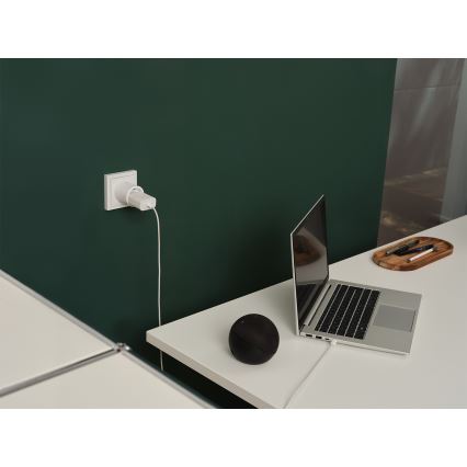 Osram - Smart uttag SMART+ MATTER SCHUKO 2300W/230V/10A Wi-Fi vit
