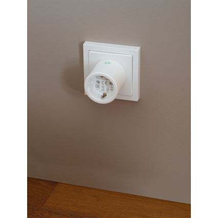 Osram - Smart uttag SMART+ MATTER SCHUKO 2300W/230V/10A Wi-Fi vit