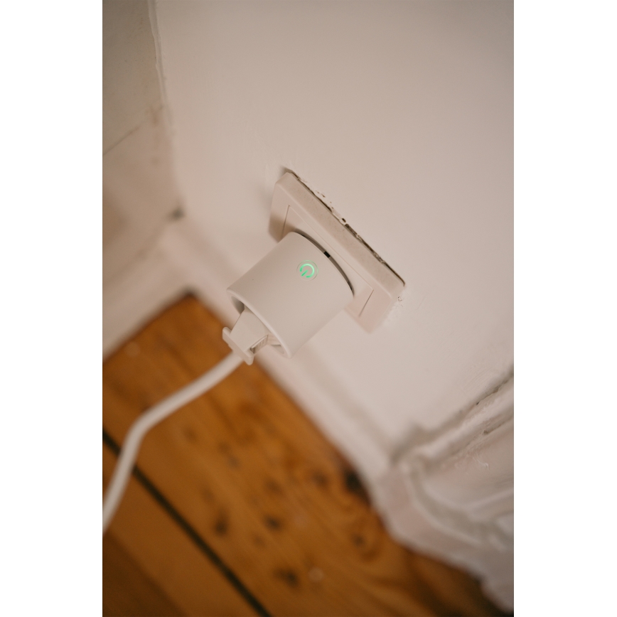Osram - Smart uttag SMART+ MATTER SCHUKO 2300W/230V/10A Wi-Fi vit