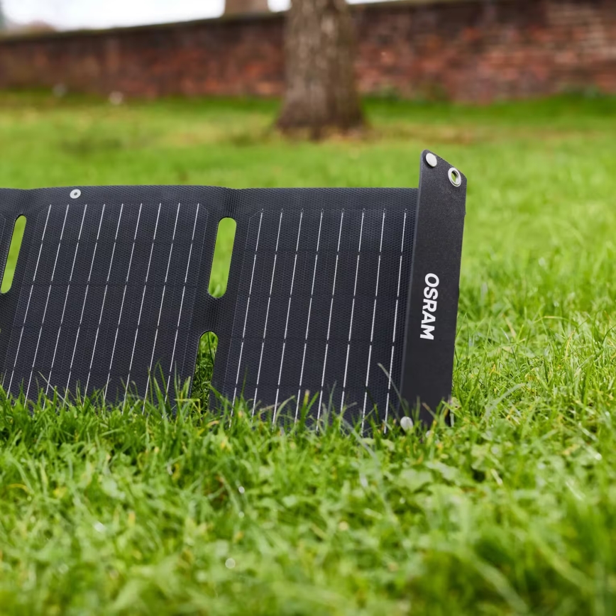 Osram - Solpanel för fristående laddning BATTERY CHARGE SOLAR 20W IP65
