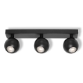 Osram - Spotarmatur SPOT SPHERAL 3xGU10/6W/230V svart