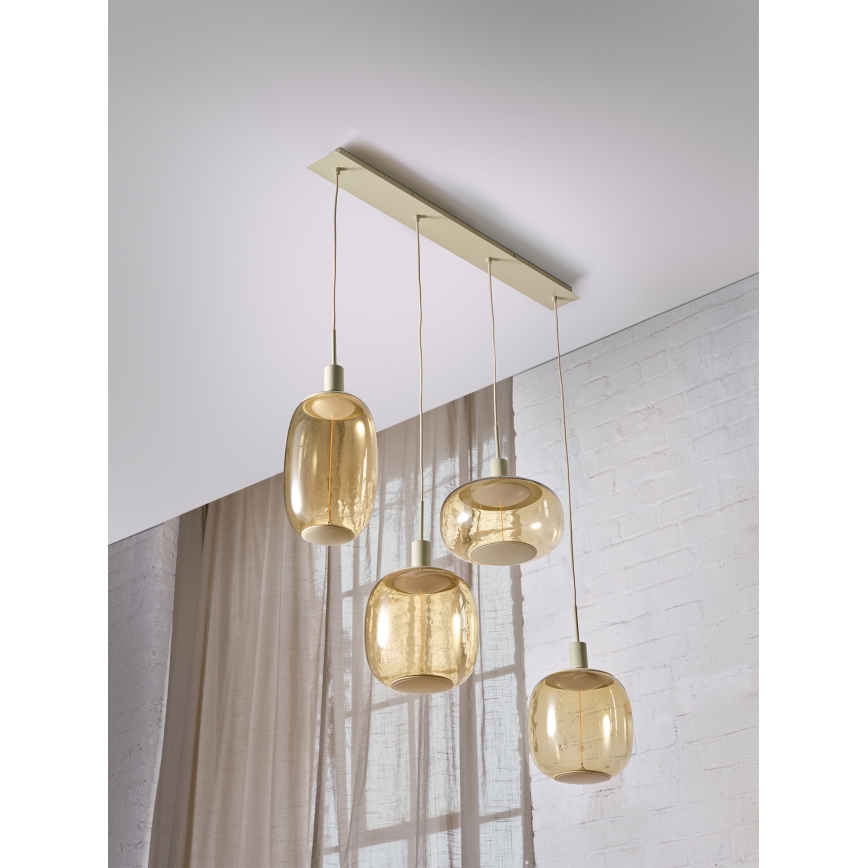 Osram - Strömkabel NEEDLE PENDANT 4xE27/25W/230V beige