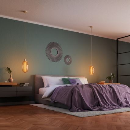 Osram - Strömkabel PENDULUM NEEDLE 1xE27/15W/230V beige